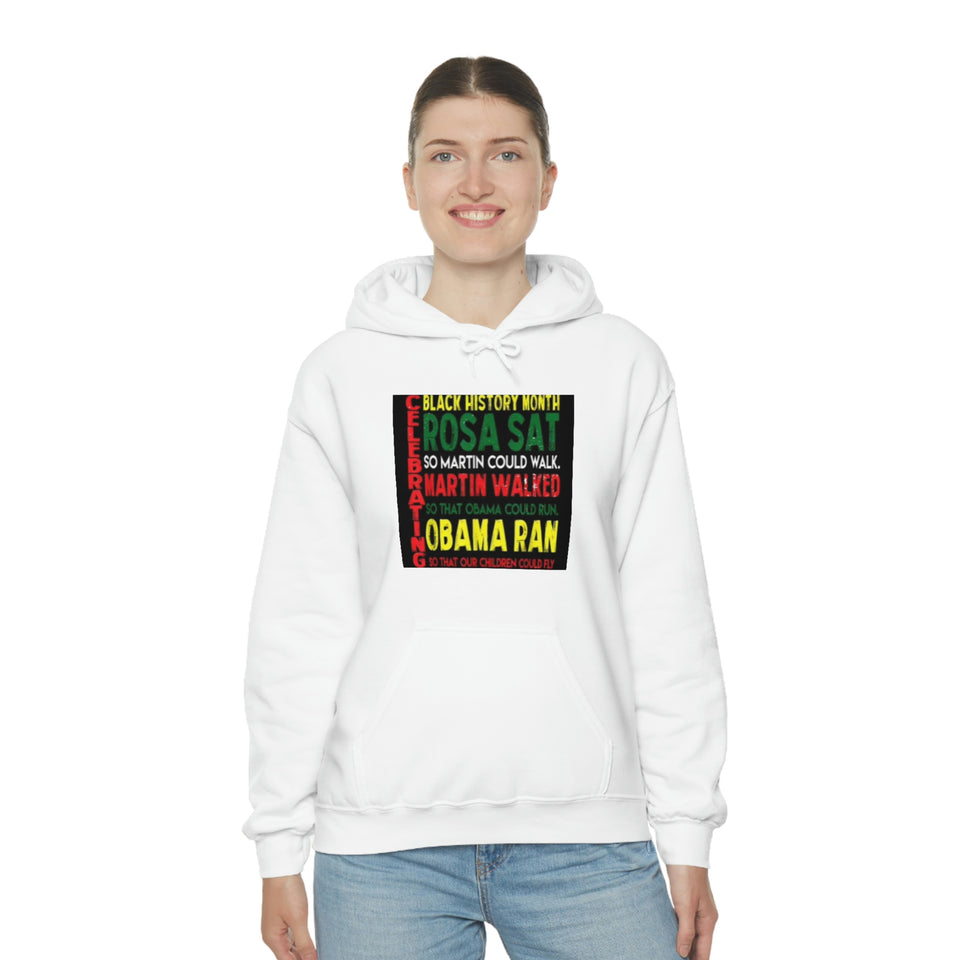 Celebrating Black History Month Unisex Heavy Blend™ Hooded Sweatshirt