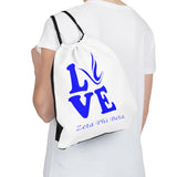 Zeta Phi Beta Love Drawstring Bag
