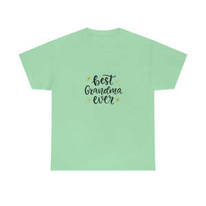 Best Grandma Ever Unisex Heavy Cotton Tee