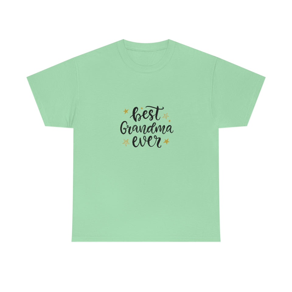 Best Grandma Ever Unisex Heavy Cotton Tee