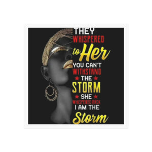 They Whispered Square Magnet