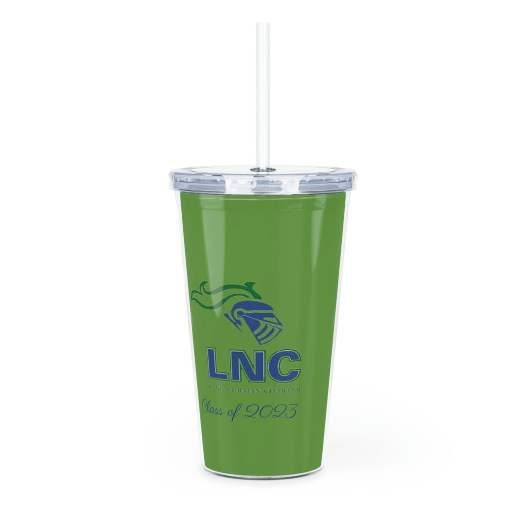 Lake Norman Charter Class of 2023 Plastic Tumbler with Straw