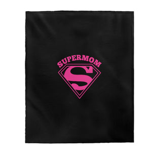 Super Mom Velveteen Plush Blanket