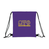 Omega Psi Phi Outdoor Drawstring Bag