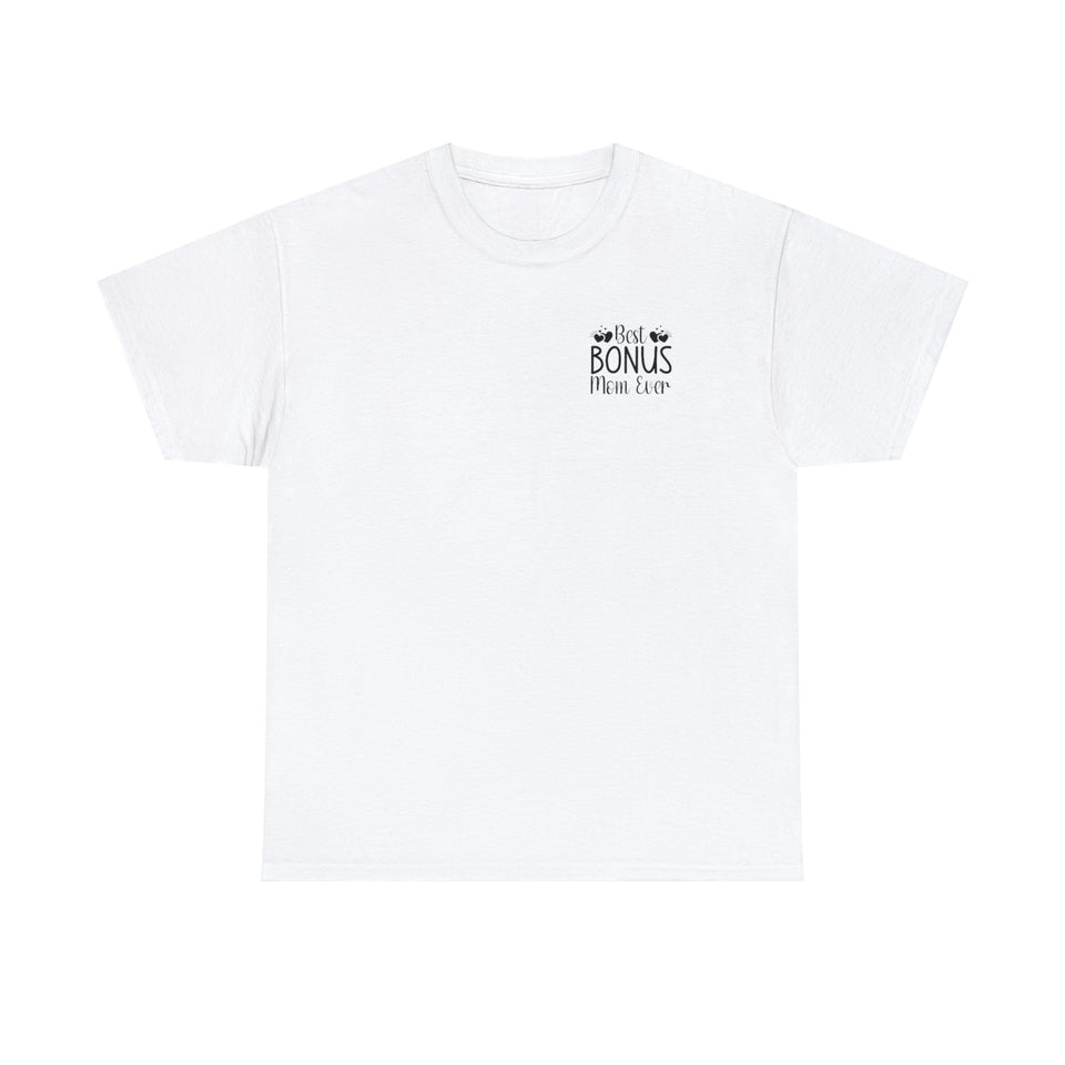 Best Bonus Mom Ever Unisex Heavy Cotton Tee