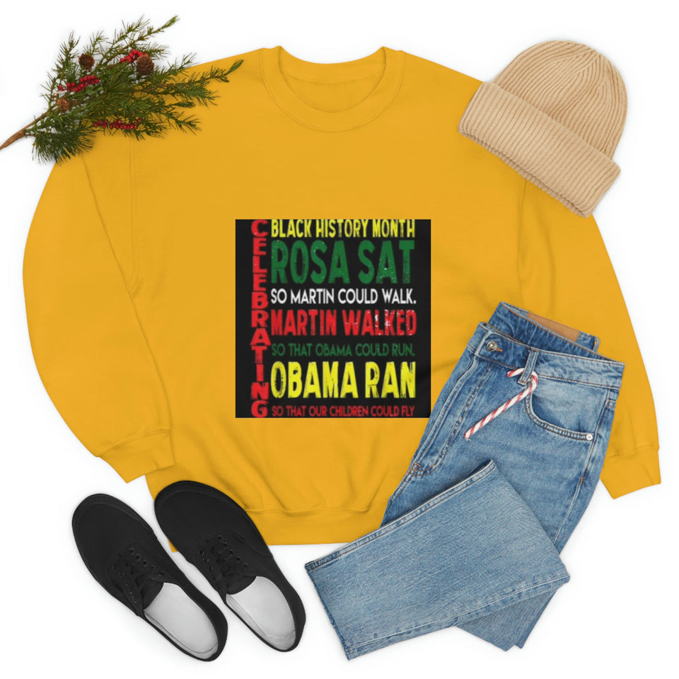 Celebrating Black History Month Unisex Heavy Blend™ Crewneck Sweatshirt