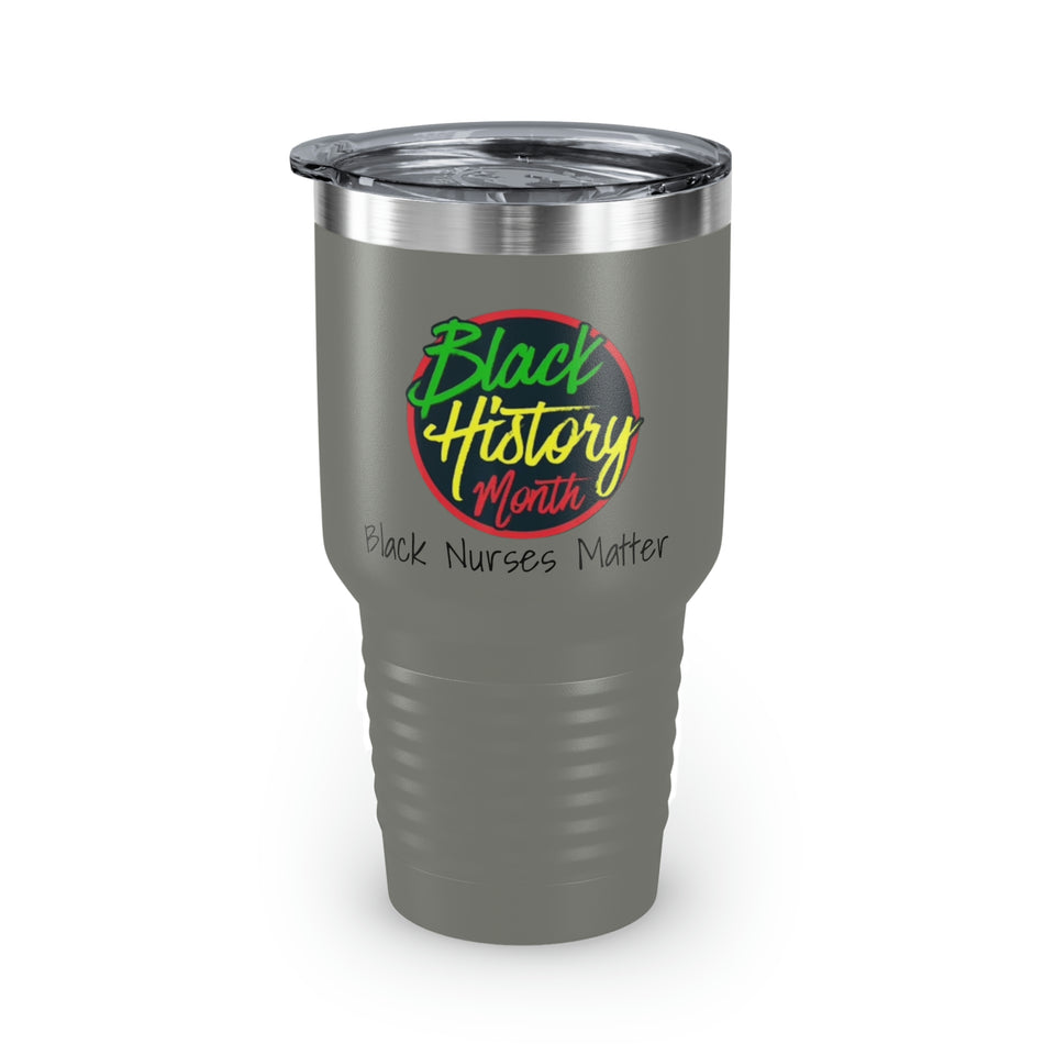 Black Nurses Matter Ringneck Tumbler, 30oz