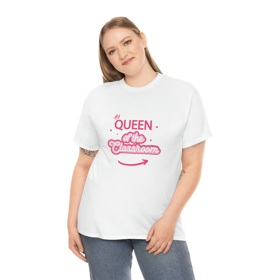 Queen of The Classroom Cotton Tee