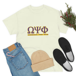 Omega Psi Phi Unisex Heavy Cotton Tee
