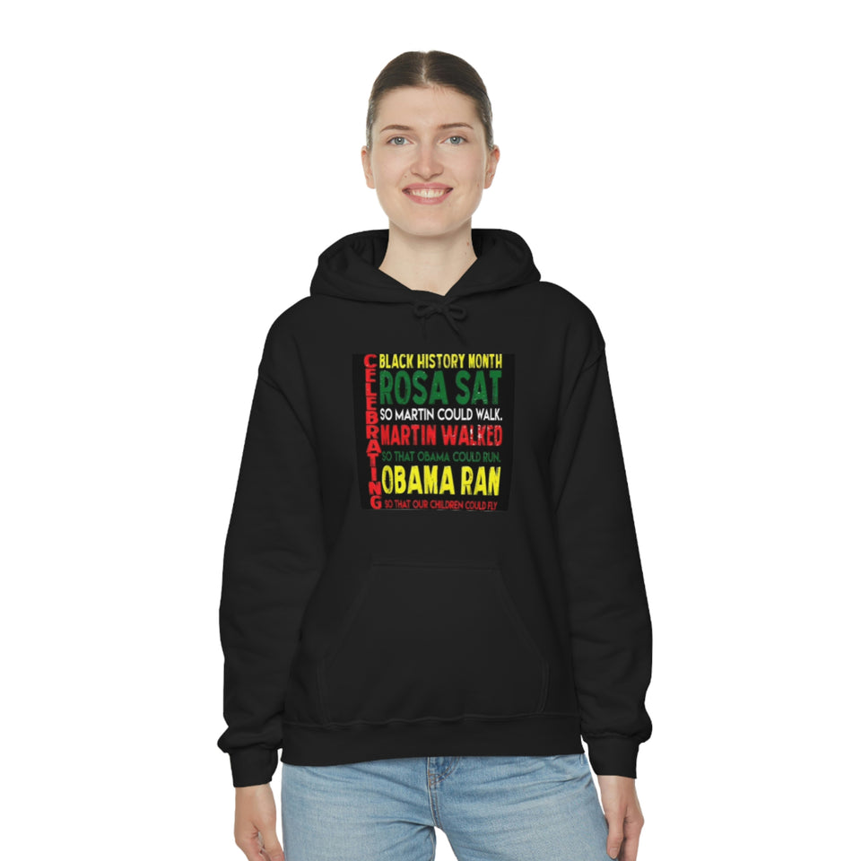 Celebrating Black History Month Unisex Heavy Blend™ Hooded Sweatshirt