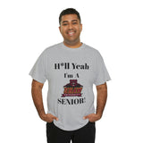 H*ll Yeah! Shaw University Bears Senior Unisex Heavy Cotton Tee