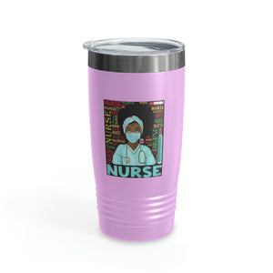 Black Nurse Ringneck Tumbler, 20oz