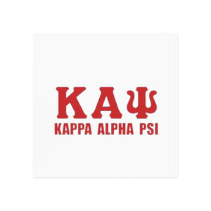 Kappa Alpha Psi Square Magnet