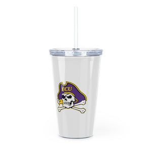 East Carolina Tumbler with Straw