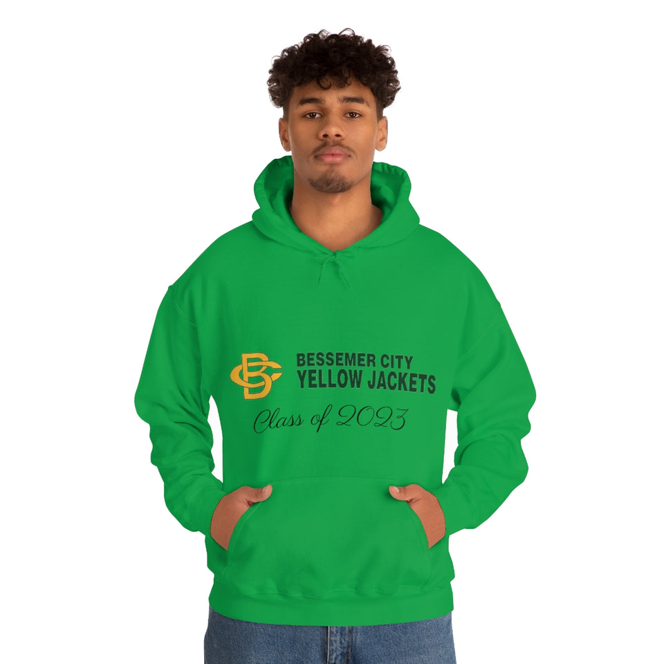 Bessemer City Yellow Jackets Class of 2023 Unisex Heavy Blend™ Hooded Sweatshirt