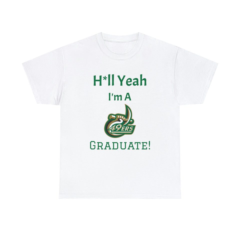 H*ll Yeah! UNC Charlotte Senior Unisex Heavy Cotton Tee