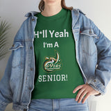 H*ll Yeah! UNC Charlotte Senior Unisex Heavy Cotton Tee