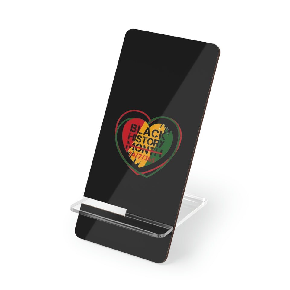 Black History 24/7/365 Mobile Display Stand