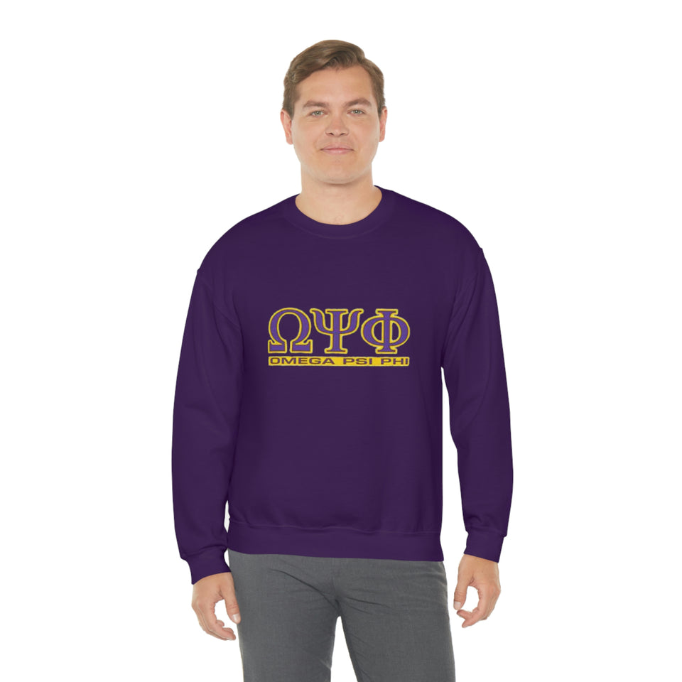 Omega Psi Phi Unisex Heavy Blend™ Crewneck Sweatshirt