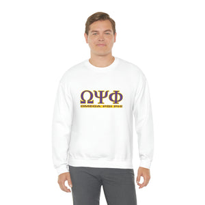 Omega Psi Phi Unisex Heavy Blend™ Crewneck Sweatshirt