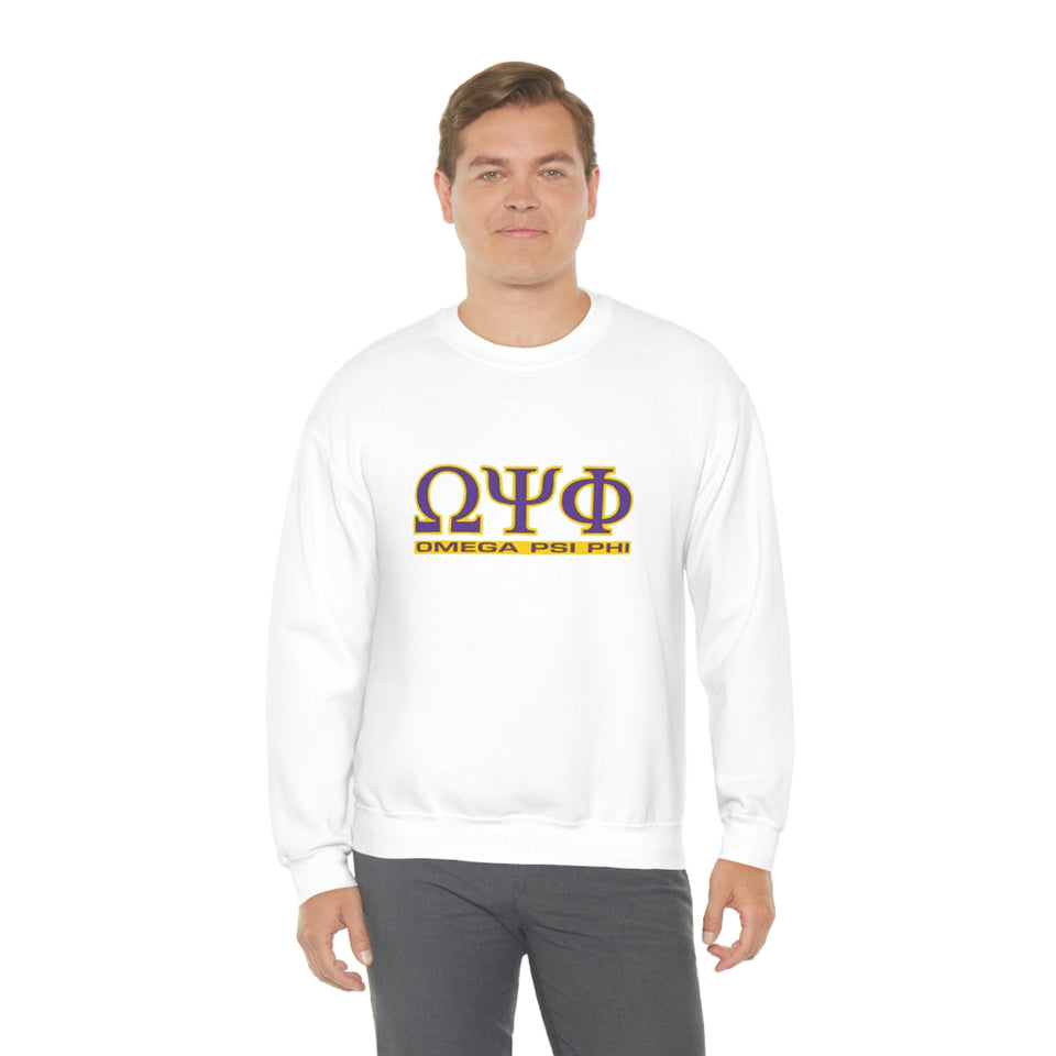 Omega Psi Phi Unisex Heavy Blend™ Crewneck Sweatshirt