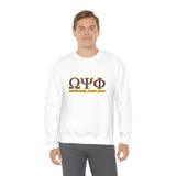 Omega Psi Phi Unisex Heavy Blend™ Crewneck Sweatshirt