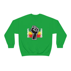 Black Fist Unisex Heavy Blend™ Crewneck Sweatshirt