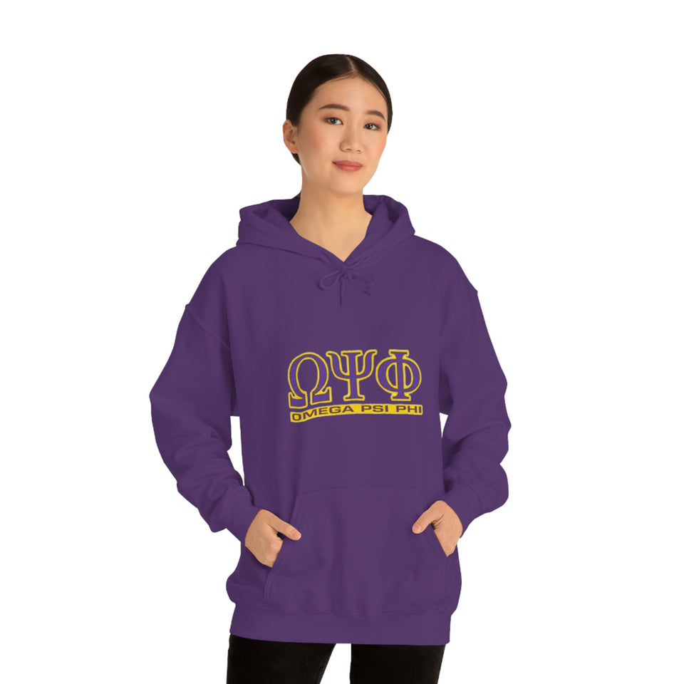 Omega Psi Phi Unisex Heavy Blend™ Hooded Sweatshirt