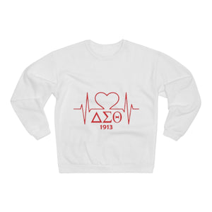 Delta Heartbeat Unisex Crew Neck Sweatshirt