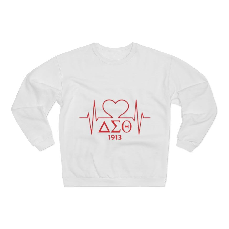Delta Heartbeat Unisex Crew Neck Sweatshirt