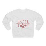 Delta Heartbeat Unisex Crew Neck Sweatshirt