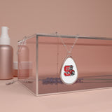 NC State Oval Necklace