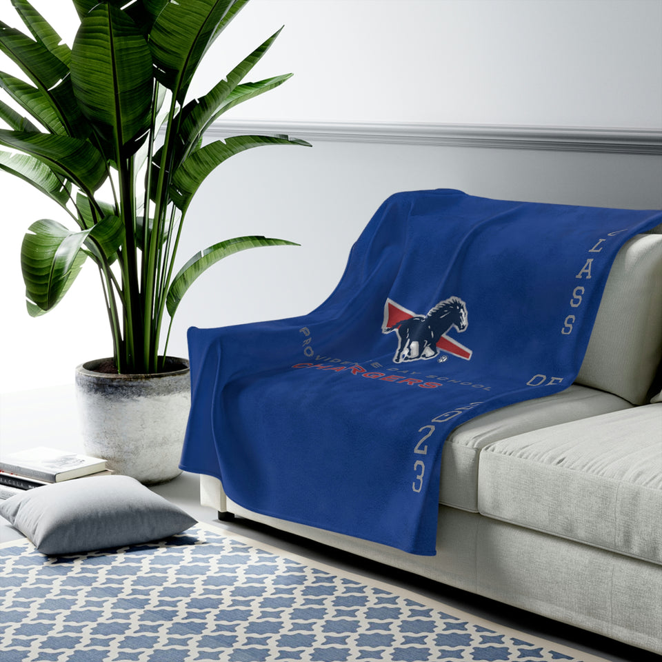 Providence Day Class of 2023 Velveteen Plush Blanket