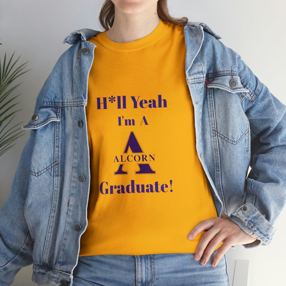 H*ll Yeah Alcorn State Unisex Heavy Cotton Tee