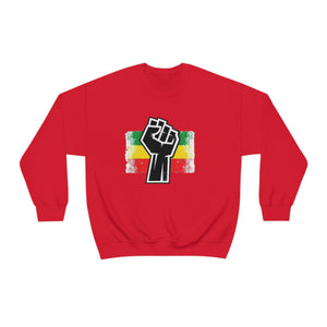 Black Fist Unisex Heavy Blend™ Crewneck Sweatshirt