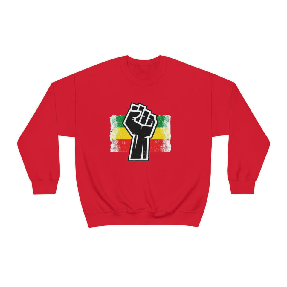 Black Fist Unisex Heavy Blend™ Crewneck Sweatshirt