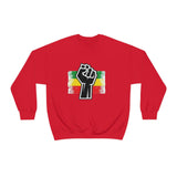 Black Fist Unisex Heavy Blend™ Crewneck Sweatshirt
