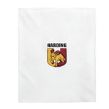 Harding University Velveteen Plush Blanket