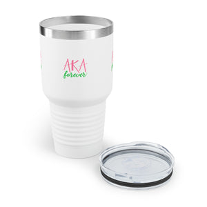 AKA Forever Ringneck Tumbler, 30oz (Small Lettering)