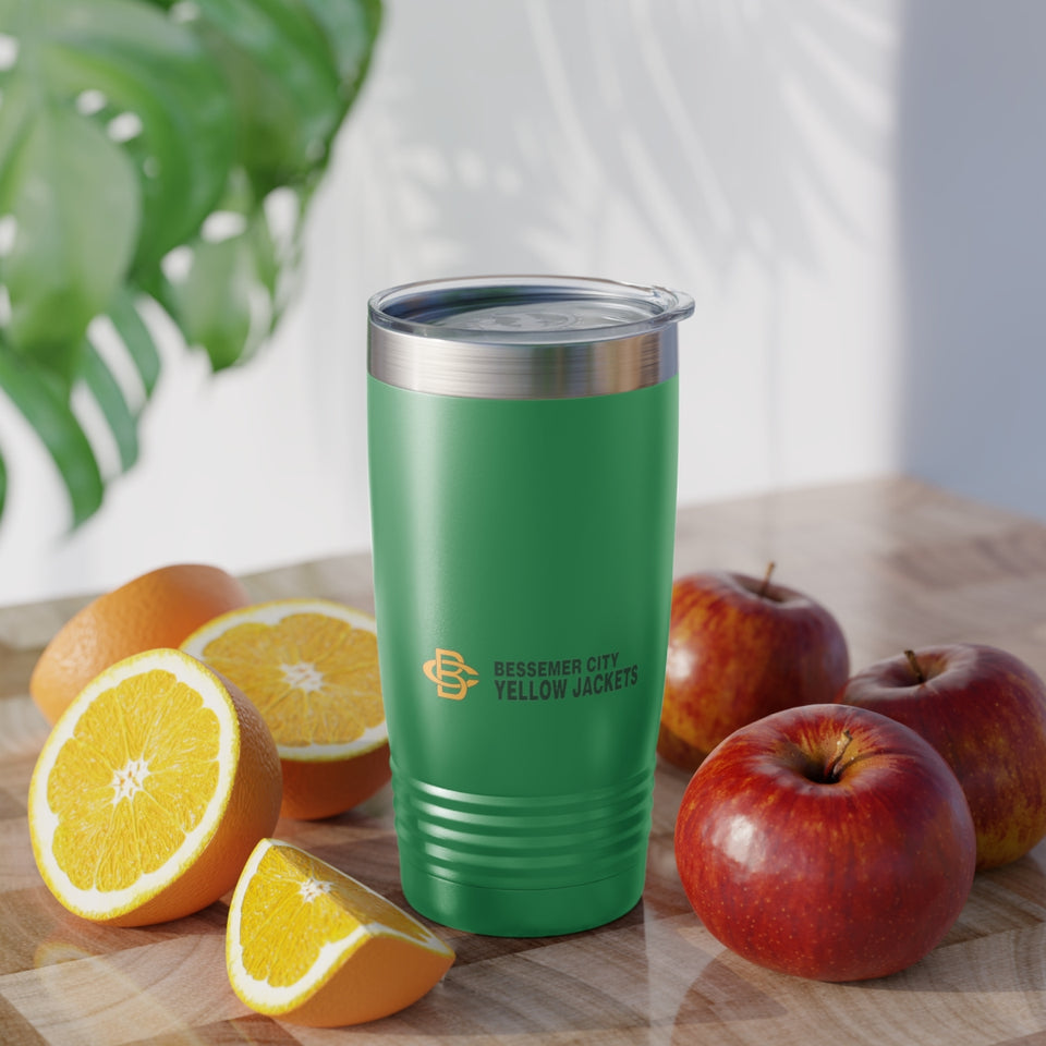 Bessemer City Yellow Jackets Ringneck Tumbler, 20oz