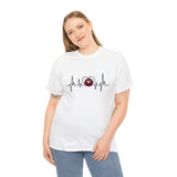 North Carolina Central University Heartbeat Unisex Heavy Cotton Tee