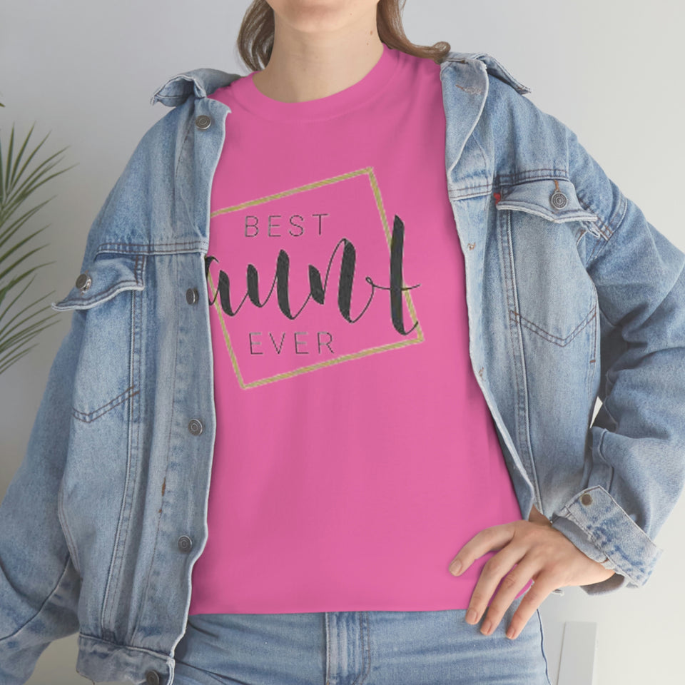 Best Aunt Ever Unisex Heavy Cotton Tee