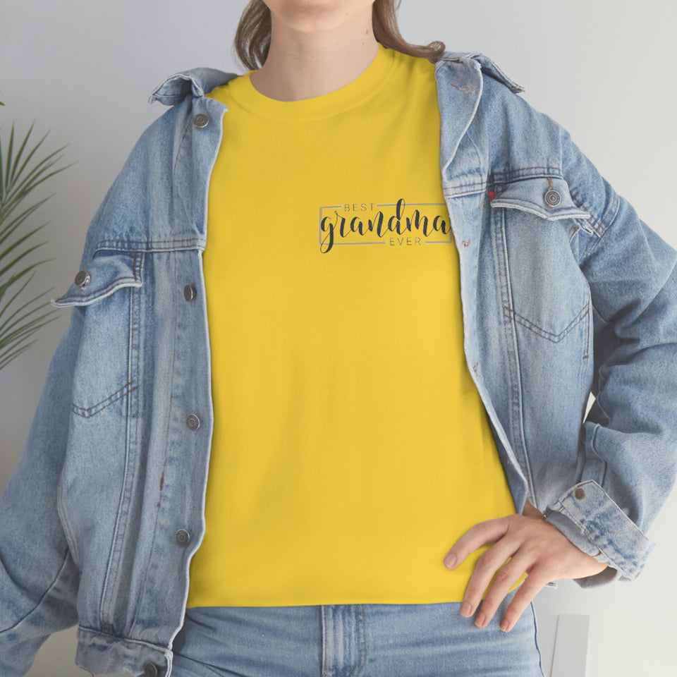 Best Grandma Ever Unisex Heavy Cotton Tee