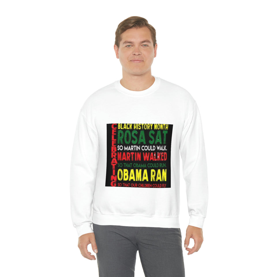 Celebrating Black History Month Unisex Heavy Blend™ Crewneck Sweatshirt
