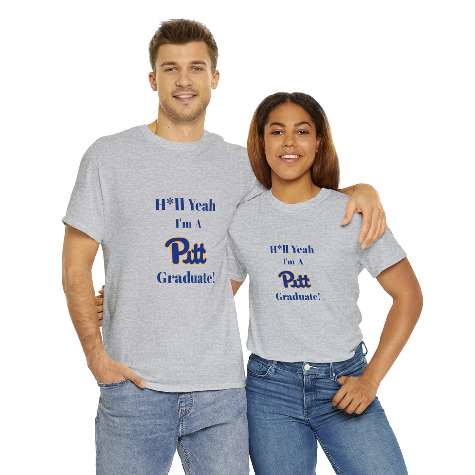 H*ll Yeah! University of Pittsburgh Unisex Heavy Cotton Tee