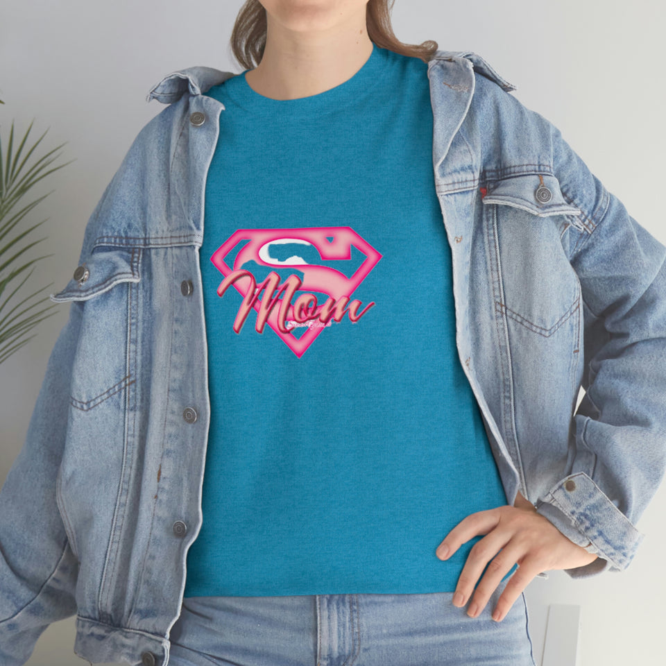 Today's Single Mom Superwoman Unisex Heavy Cotton Tee