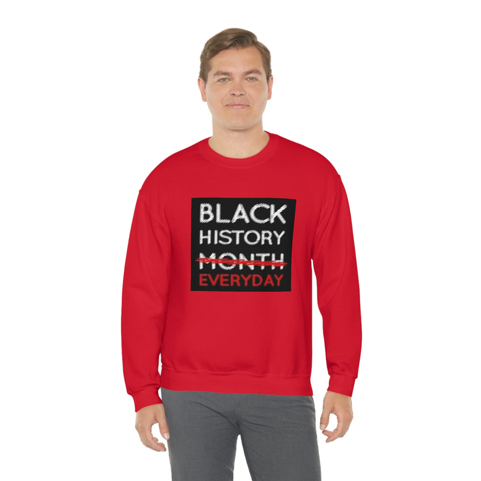 Black History Everyday Unisex Heavy Blend™ Crewneck Sweatshirt