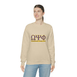 Omega Psi Phi Unisex Heavy Blend™ Crewneck Sweatshirt