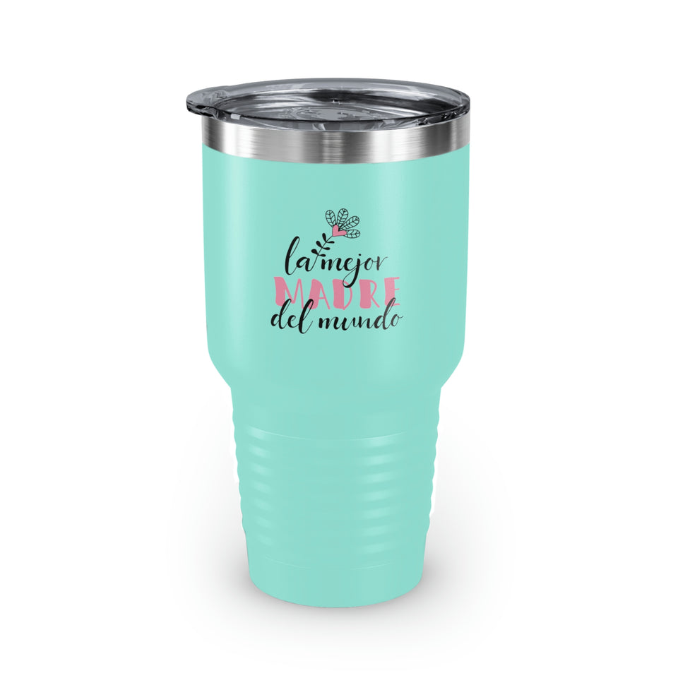 World's Best Mom Ringneck Tumbler, 30oz