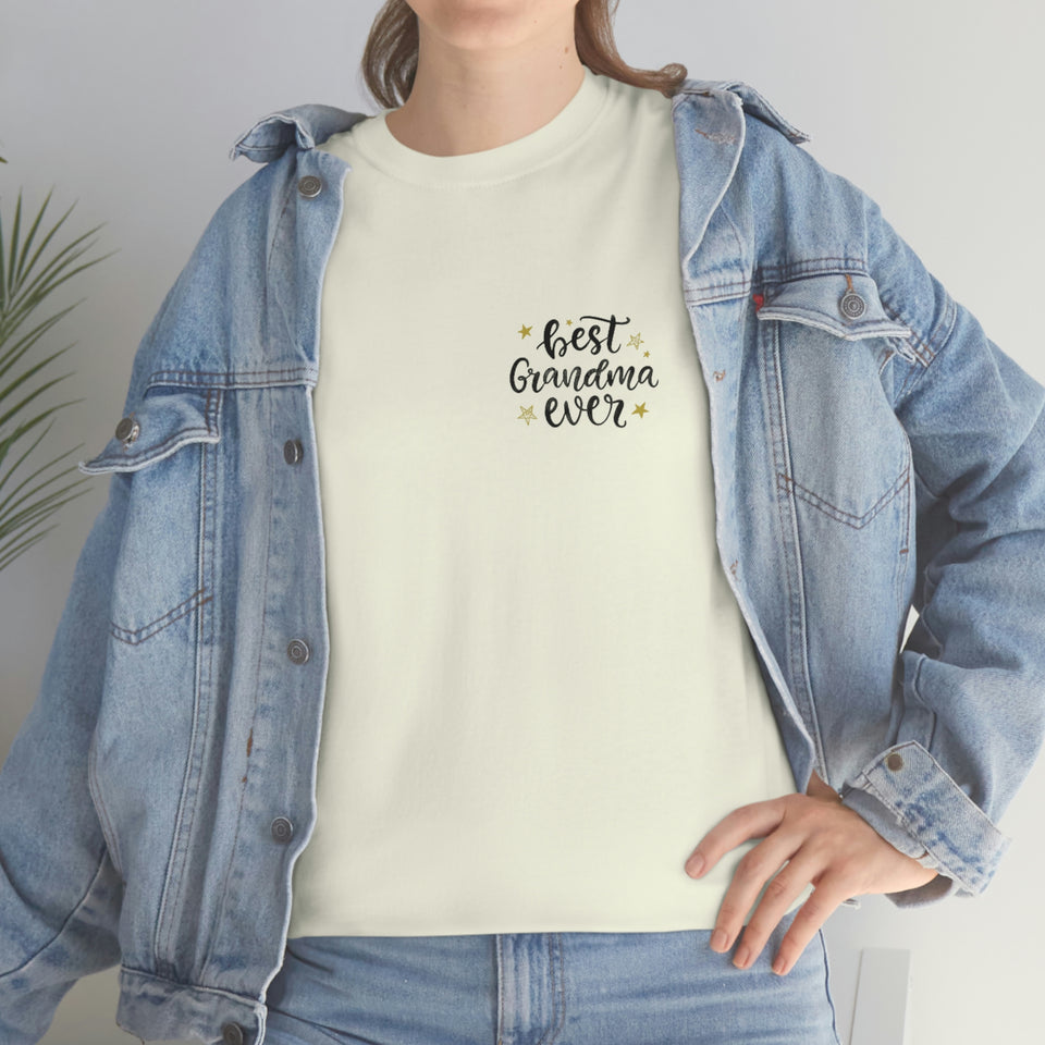 Best Grandma Ever Unisex Heavy Cotton Tee